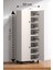 %100 Mdf 8 Raflı 4 Kapaklı Çok Amaçlı Mutfak/banyo Dolabı 5