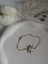 Handmade Pirinç Üzeri Altın Kaplama Güneş Beyaz Bileklik - Sunrise - White 1