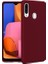 ESLIFETECH26 Samsung A20S Rubber Silikon Kılıf Mürdüm 1