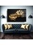 Gold Yapraklar Cam Tablo | Hediyelik, Dekoratif, Ofis, Mutfak 4
