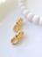Çelik Gold Hoop Küpe 2