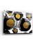 Gold Soyut Cam Tablo | Hediyelik, Dekoratif, Ofis, Mutfak 1