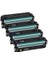Hp 508A CF360A CRG040 4 Renk Set Uyumlu Muadil Toner 1