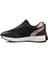 7539 Siyah-Beyaz Slip-On Kadın Sneaker 3