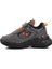 720-25k-P Füme-Turuncu Cırtlı Unisex Çocuk Sneaker 3