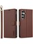Samsung Galaxy S23 Ayrılabilir 2 1 Kickstand Bölünmüş Deri Için Flip Case (Yurt Dışından) 1