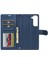 Samsung Galaxy S22 Kickstand Bölünmüş Deri Cüzdan Telefon Kılıfı Için Flip Case (Yurt Dışından) 3