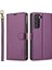 Samsung Galaxy S21 Için Flip Case Cüzdan Kılıf Pu Deri Bölünmüş Deri 2 In (Yurt Dışından) 1