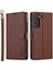 Samsung Galaxy S21 Için Flip Case Cüzdan Kılıf Pu Deri Bölünmüş Deri 2 In (Yurt Dışından) 4
