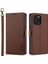 IPhone 14 Için Flip Case Pro Max Pu Deri Kickstand Cüzdan Kılıf 2 In 1 (Yurt Dışından) 1