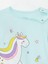 Bisiklet Yaka Uzun Kollu Baskılı Kız Bebek Pijama Takımı 4