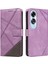 Elmas Dikiş ve Kart Yuvası Deri ile Oppo A60 4g Için Flip Case (Yurt Dışından) 2