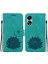Oppo A78 4g Kickstand Kabartma Lotus Çiçek Kickstand Cüzdan Için Flip Case (Yurt Dışından) 1
