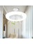 42 Watt 3 Farklı Renk Modlu Dimlenebilir Cata Poyraz Kumandalı Fan LED Ampul 3