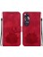 Oppo A60 4g Kickstand Kickstand Cüzdan Kabartma Lotus Için Flip Case (Yurt Dışından) 1