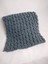 Unisex Gri Puffy El Örgü Yumuşacık Kışlık Sepet Model Çok Amaçlı Bebek Battaniyesi 100 x 100 3