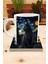 Kediler ve Sanat/van Gogh Yıldızlı Gece The Starry Night Set 8 - Standart Kupa-Taş Bardak Altlığı 8 1
