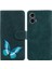 Motorola Moto G24 Flip Folio Kapak Için Flip Case Kart Yuvaları Renk Baskılı (Yurt Dışından) 1