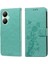 Vıvo Y27 4g Flip Deri Kart Yuvaları Çiçek Için Flip Case (Yurt Dışından) 1