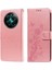 Realme 12 Artı Kart Yuvaları Deri Çiçek Flip Için Flip Case (Yurt Dışından) 1