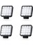 Off Road Sis Farı Çalışma Lambası 16 Led Kare Su Geçirmez 48W 4 Adet 2