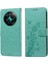 Realme 12 Artı Kart Yuvaları Deri Çiçek Flip Için Flip Case (Yurt Dışından) 1