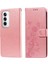 Oppo Oppo 12 5g Çiçek Kart Yuvaları Flip Deri Için Flip Case (Yurt Dışından) 3