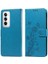Oppo Oppo 12 5g Çiçek Kart Yuvaları Flip Deri Için Flip Case (Yurt Dışından) 3