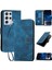 Samsung Galaxy S21 Ultra ve Kredi Kartı Yuvası Kabartmalı Yüksek Flip Case (Yurt Dışından) 1