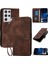 Samsung Galaxy S21 Ultra ve Kredi Kartı Yuvası Kabartmalı Yüksek Flip Case (Yurt Dışından) 1