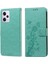 Xiaomi Redmi Not 12 Için Flip Case Pro Artı Flip Kart Yuvaları Deri Çiçek (Yurt Dışından) 3
