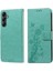 Samsung Galaxy A14 Için Flip Case 4g/5g Cardyuvaları Deri Çiçek Flip Case (Yurt Dışından) 3
