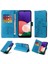 Samsung Galaxy A22 5g Için Flip CASE/A22S 5g Deri Flip Kart Yuvaları Çiçek (Yurt Dışından) 5