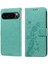 Google Piksel 9 Pro Xl Cardyuvaları Flip Çiçek Deri Için Flip Case (Yurt Dışından) 1