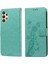 Samsung Galaxy A04 4g Cardyuvaları Flip Case Çiçek Deri (Yurt Dışından) 3
