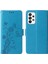 Samsung Galaxy A33 5g Deri Kart Yuvaları Için Flip Case Çiçek Flip (Yurt Dışından) 1