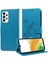 Samsung Galaxy A33 5g Deri Kart Yuvaları Için Flip Case Çiçek Flip (Yurt Dışından) 5