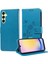 Samsung Galaxy A25 Için Flip Case 5g Cardyuvaları Flip Çiçek Deri (Yurt Dışından) 5