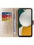 Samsung Galaxy A34 5g Flip Deri Çiçek Kart Yuvaları Için Flip Case (Yurt Dışından) 5