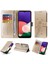 Samsung Galaxy A22 5g Için Flip CASE/A22S 5g Deri Flip Kart Yuvaları Çiçek (Yurt Dışından) 1