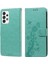 Samsung Galaxy A33 5g Deri Kart Yuvaları Için Flip Case Çiçek Flip (Yurt Dışından) 4
