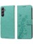 Samsung Galaxy A34 5g Flip Deri Çiçek Kart Yuvaları Için Flip Case (Yurt Dışından) 1
