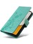 Samsung Galaxy A34 5g Flip Deri Çiçek Kart Yuvaları Için Flip Case (Yurt Dışından) 5