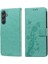 Samsung Galaxy A54 5g Deri Kart Yuvaları Için Flip Case Çiçek Flip (Yurt Dışından) 1