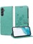 Samsung Galaxy A54 5g Deri Kart Yuvaları Için Flip Case Çiçek Flip (Yurt Dışından) 5