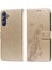 Samsung Galaxy M34 5g Deri Çiçek Kart Yuvaları Flip Case (Yurt Dışından) 1