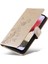 Samsung Galaxy M34 5g Deri Çiçek Kart Yuvaları Flip Case (Yurt Dışından) 4