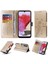 Samsung Galaxy M34 5g Deri Çiçek Kart Yuvaları Flip Case (Yurt Dışından) 5