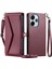 Cüzdan Crossbody Durumda Xiaomi Redmi Için 13 4g Rfıd Engelleme Fermuar Faturaları (Yurt Dışından) 1