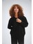 Kadın Timeless Oversize Siyah Sweatshirt 1